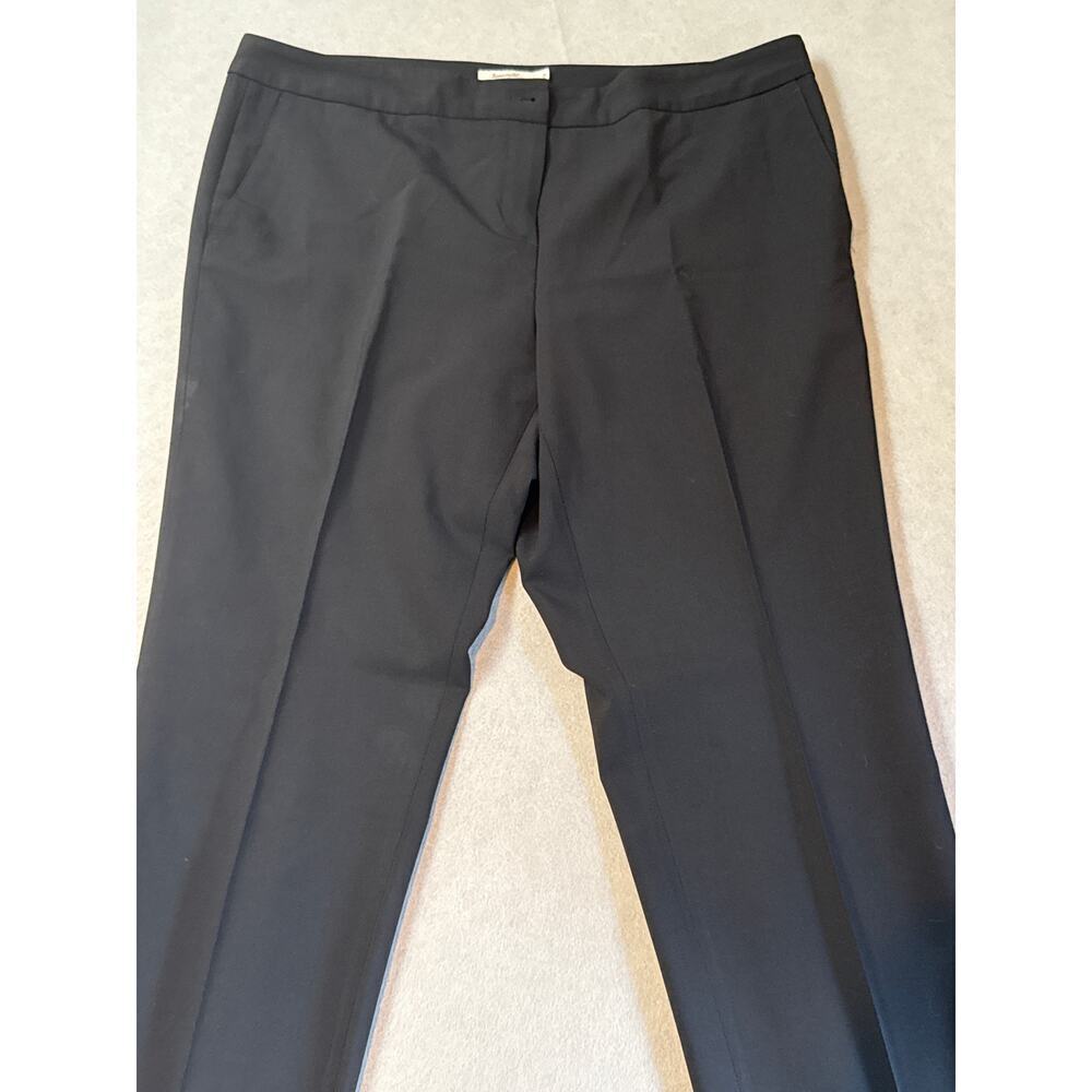 Womenâs Santorelli Black Straight Dress Pants Sz 12
